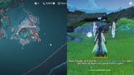 Whisper Beneath the Waves quest location (Image via HoYoverse)